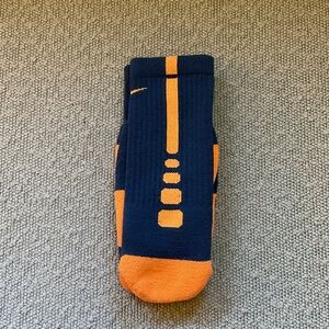 Nike Men's Athletic Socks in Navy and Orange